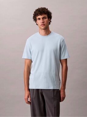 Calvin Klein Liquid Touch Crewneck T-shirt Cloud Blue (large)
